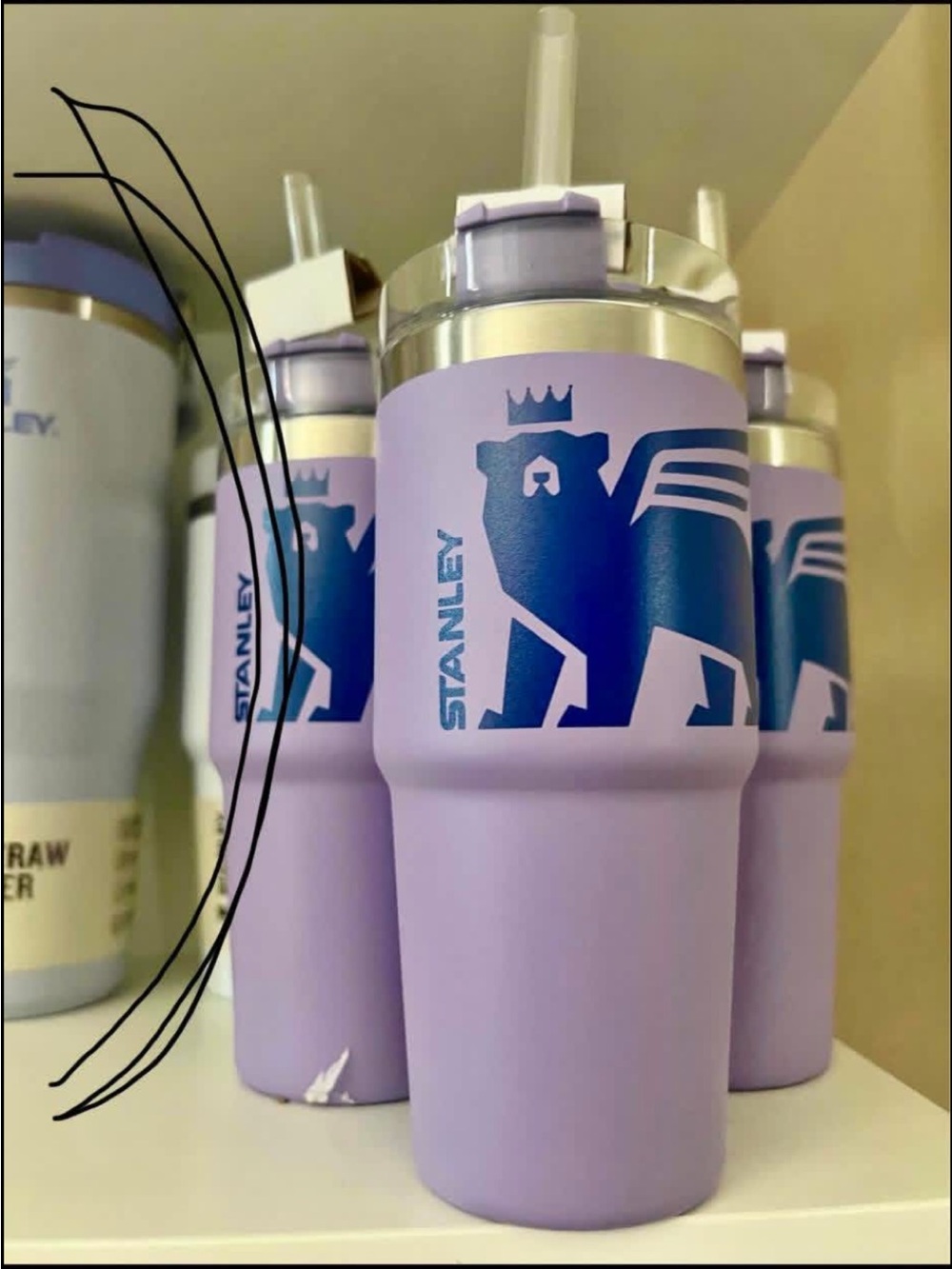Stanley Lavender & Blue Insulated Tumbler with Straw - Picture 1 of 1
